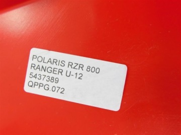 ПЛАСТИКОВЫЙ ПЕРЕДНИЙ ОБТЕКАТЕЛЬ POLARIS RZR 800 RANGER U-12 5437389