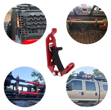 MOCOWANIE ZACZEP UCHWYT ZAPIĘCIE WIESZAK NA SIEKIERĘ ŁOPASTĘ off road Jeep