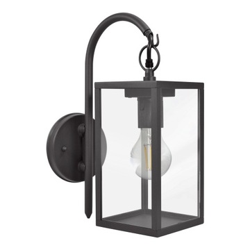 Kinkiet ogrodowy Polux czarny E27 15 W