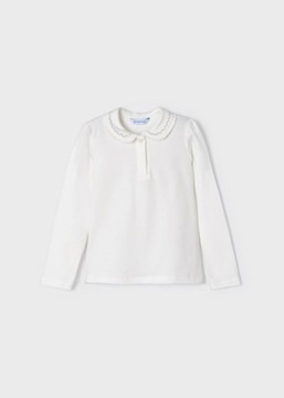 BLUZKA DZIECZĘCA MAYORAL 131 BIAŁA 134 cm
