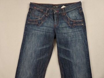 AJ ARMANI JEANS Stylowe Jeansowe SPODNIE rozm 28