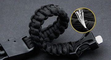 БРАСЛЕТ SURVIVAL PARACORD 5 В 1 БРАСЛЕТ НА ЗАПЯСТЬЕ С ПЕРВЫМ КОМПАСОМ В ПОДАРОК