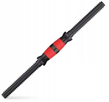 Gryf prosty śrubowy do hantli regulowanych METEOR 47 cm / 25 mm