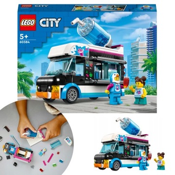 LEGO CITY PINGWINIA FURGONETKA ZE SLUSHEM LODZIARNIA 60384