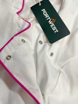 Tunika damska kosmetyczna biała fryzjerska BLUZA XL fartuch medyczny bluza