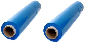 FOLIA Stretch niebieska Strecz 2,5 KG x2 moc 50cm