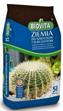ZIEMIA do kaktusów sukulentów 5l rojnik aloes rozchodnik wilczomlecz jakość