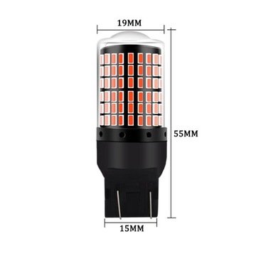 СВЕТОДИОДНАЯ ЛАМПОЧКА 144 x 4014 W21/5W WY21/5W 7443 CANBUS
