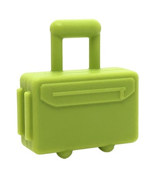 LEGO Torba Walizka podróżna limonka 37178
