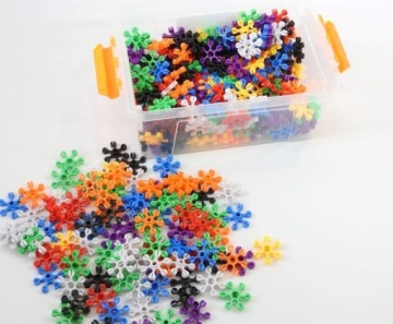 Умные строительные кирпичи звезды 340 шт.