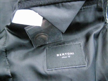BERTONI luksusowy wełniany płaszcz ROZ.XL JAK NOWY