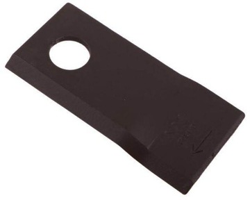 Nóż. nożyk kosiarka prawy 106x48x4mm otwór 19 zastosowanie 153967103 SIP W