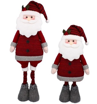 DEKORACJA ŚWIĄTECZNA MIKOŁAJ REGULOWANY 82 65 cm