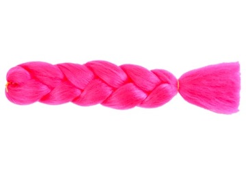 2 синтетических волос для косичек ДЛИННЫЕ, цвета фуксии