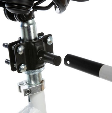 БЕЗОПАСНЫЙ ВЕЛОСИПЕДНЫЙ ПОВОДОК ДЛЯ СОБАКИ С РУЧКОЙ