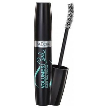 IsaDora Volume&Curl Tusz do rzęs 10 Black
