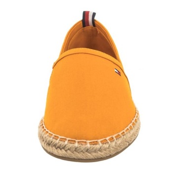 Buty Espadryle Tommy Hilfiger Basic Flat Espadrille Rich Pomarańczowe