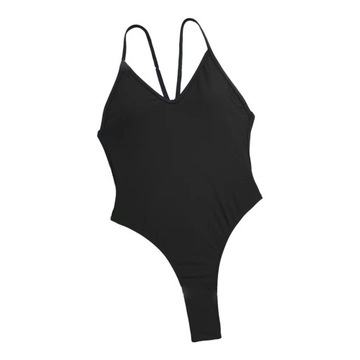 Monokini strój kąpielowy Halter stroje kąpielowe damskie wyściełane miseczk