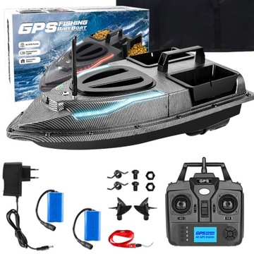 ŁÓDKA ZANĘTOWA FLYTEC V900 SAMOPOWRÓT GPS 2 AKU.