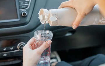 BABYMOOV ЭЛЕКТРИЧЕСКИЙ ТЕРМОС ПОРТАТИВНЫЙ НАГРЕВАТЕЛЬ ДЛЯ МОЛОЧНОЙ ВОДЫ КОФЕ 340МЛ