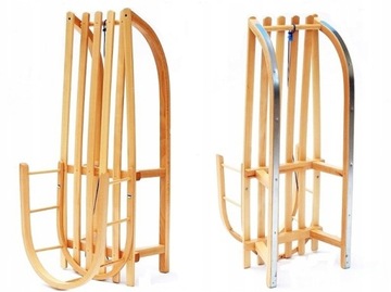 ДЕРЕВЯННЫЕ САНКИ со спинкой + МАТРАС + БЕСПЛАТНО