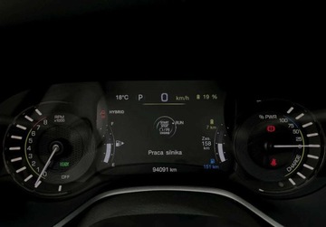 Jeep Compass II SUV Plug-In Facelifting 1.3 GSE T4 190KM 2021 Jeep Compass 190KM 4x4 navi 93 000km GWARANCJA skora FILM 1.3, zdjęcie 20