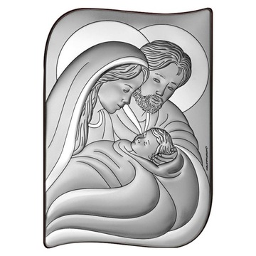 Картина СЕРЕБРЯНАЯ СВЯТАЯ СЕМЬЯ СВАДЬБА КРЕЩЕНИЕ ГРАВИРОВКА