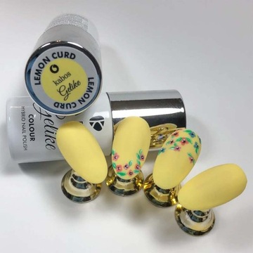 KABOS Gelike color Lemon Curd гибридный лак 5мл