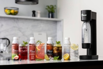 Карбонизатор воды PushAir Dafi, черный сифон + 2 картриджа + бутылка 0,7