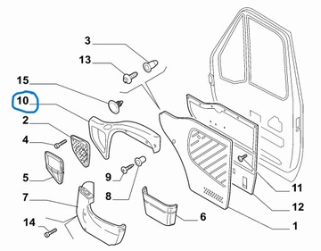 LOKETNÍ OPĚRKA DVEŘE PŘEDNÍCH LEVÝCH FIAT DUCATO-735314855