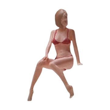 Miniaturowe figurki w skali 1/64 Miniaturowe kobiece czerwone