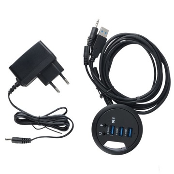 USB Hub USB 3.0 USB 2.0 Hub Desktop Grommet Type C