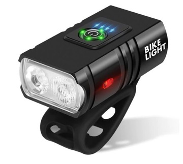 КОМПЛЕКТ ВЕЛОСИПЕДНЫХ ЛАМПА ПЕРЕДНЯЯ ЗАДНЯЯ ВЕЛОСИПЕДНАЯ СВЕТОДИОДНАЯ РУЛЯ USB