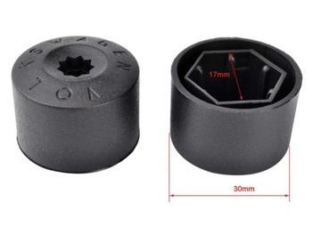 КРЫШКИ КРЫШКИ БОЛТОВ ДЛЯ ДИСКОВ VAG VW GROUP 17 мм