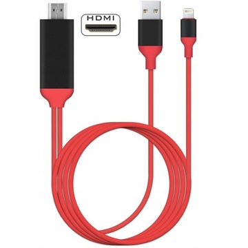 Кабель-адаптер MHL iPhone HDMI 8 PIN 5 6 7 iPad TV