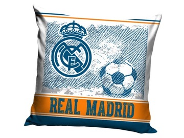 REAL MADRYT PODUSZKA JASIEK 40 x 40 CM HERB PIŁKA MIKROFIBRA