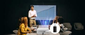 Проектор HDeye CX02 с автофокусировкой и поддержкой 4K WiFi 6 и Bluetooth 5.2