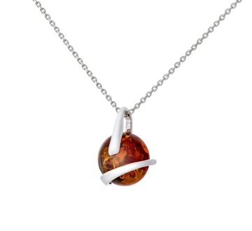 Wisiorek / Naszyjnik AMBER 325 z Bursztynem