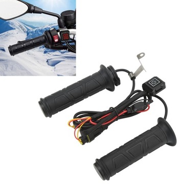 Мотоциклетная ручка с подогревом, 3-уровневая регулировка.