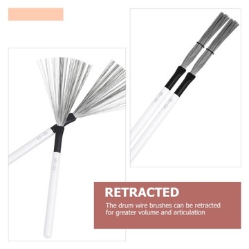 SZCZOTKA BĘBENOWA pałeczka do miotły CAJON AKCESORIA pałeczki