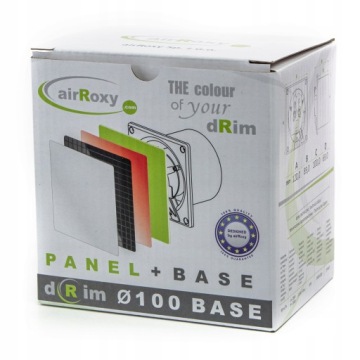 ТИХИЙ ВЕНТИЛЯТОР ДЛЯ ВАННОЙ 100 ПОТОЛОЧНЫЙ НАСТЕННЫЙ 93 м3/ч ПАНЕЛЬНЫЙ Матовый Черный