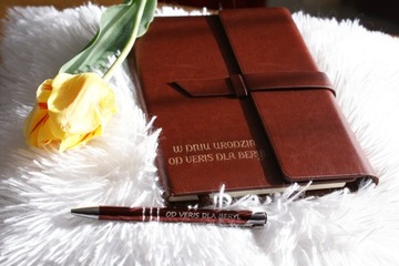 Тетрадь с посвящением + ручка для УЧИТЕЛЯ, в подарок.