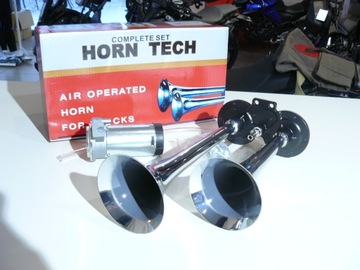 ФАНФАРА ХРОМ-РУГН 2 ТРУБЫ С КОМПРЕССОРОМ 12В М