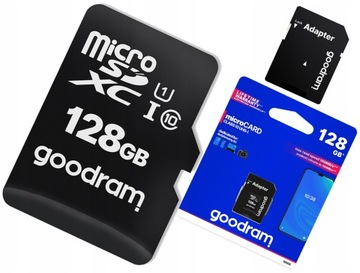 КАРТА ПАМЯТИ GOODRAM 128 ГБ MICRO SD XC КЛАСС 10