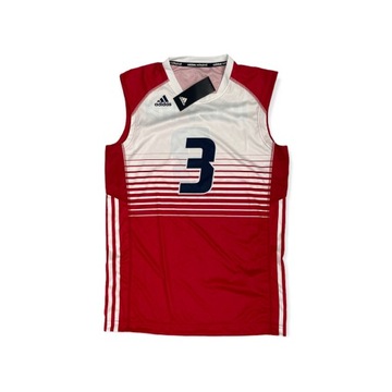 Koszulka czerwona USAV HP 3 Adidas VOLLEYBALL S