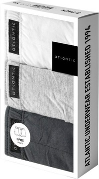 SZORTY ATLANTIC MĘSKIE BOKSERKI 3BMH007 3PAK XL