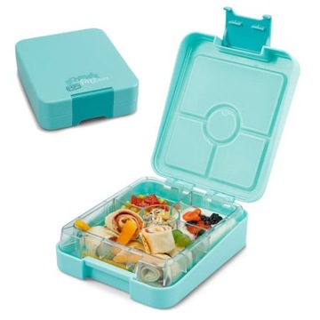 LUNCH BOX ŚNIADANIÓWKA SZKOLNA POJEMNIK ŚNIADANIOWY 4 PRZEGRÓDKI