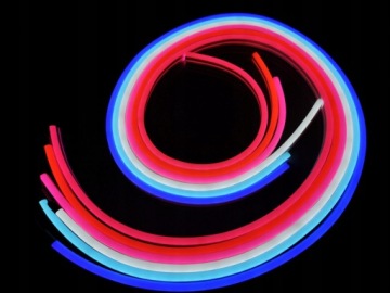 НАБОР НЕОНОВЫХ СВЕТОДИОДОВ 3 м IP65 БЛОК ПИТАНИЯ Светлый