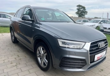 Audi Q3 I SUV Facelifting 2.0 TDI 150KM 2015 Audi Q3 2,0 TDI 150KM, S-line, S-tronik Automat, Quattro, Parktronik, 2016, zdjęcie 1