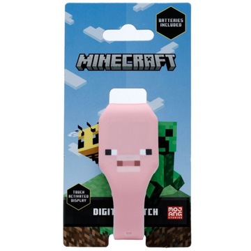 MINECRAFT WATC20 Silikonowy zegarek cyfrowy Minecraft-Postacie